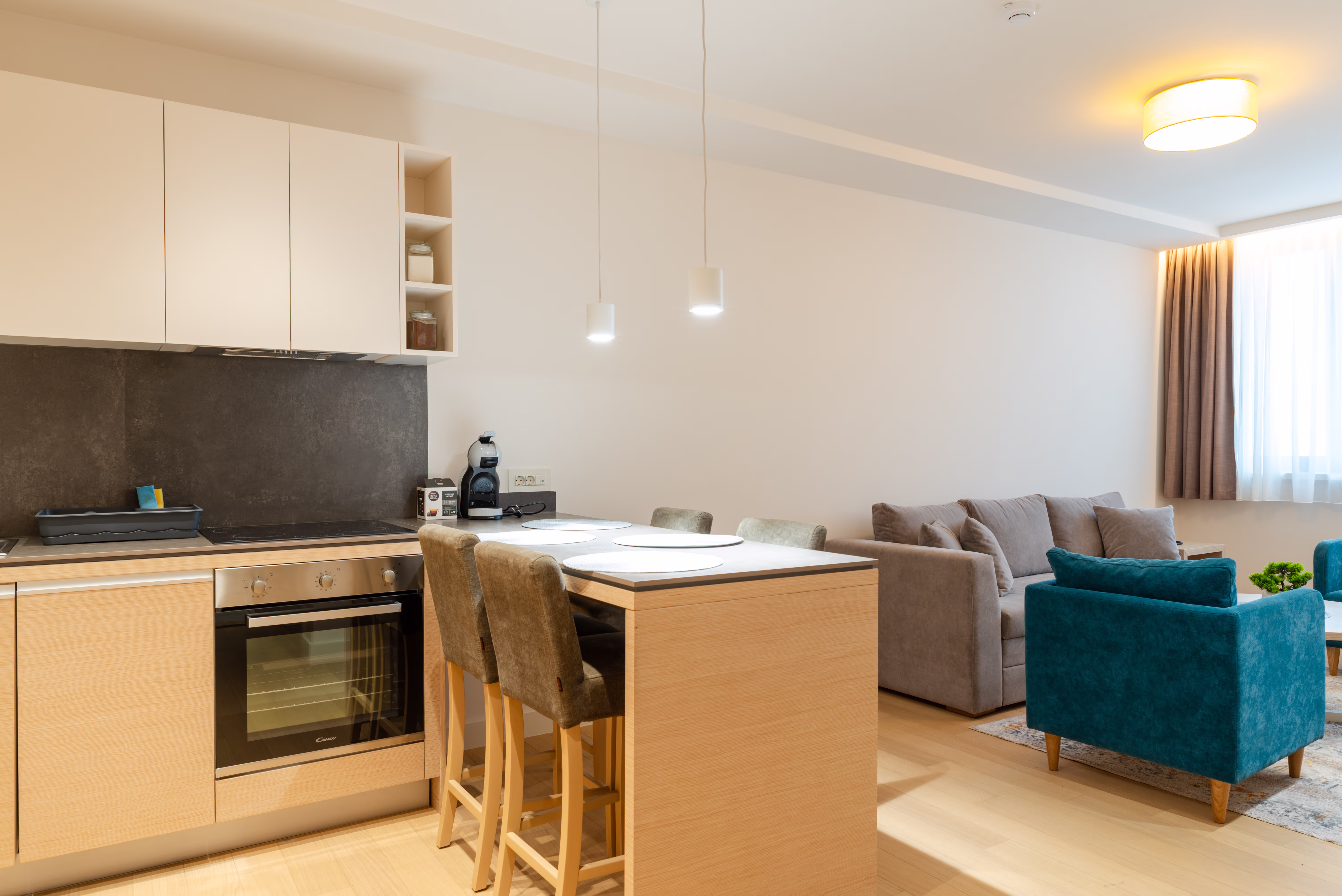 Deluxe One Bedroom Apartment with City View